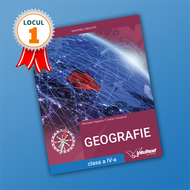 web Striped Independent Manual de geografie clasa 4 | Editura Intuitext