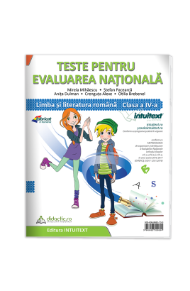 Teste de matematică și limba română pentru Evaluarea Națională clasa a 4-a | Editura Intuitext