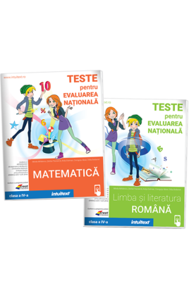 Teste de matematica si limba romana pentru Evaluarea Nationala la clasa a 4-a | Editura Intuitext